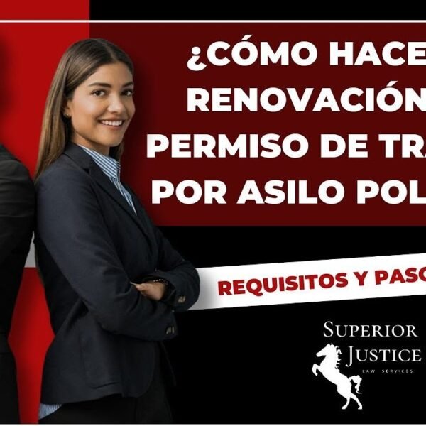 Renovación permiso de trabajo por asilo político.